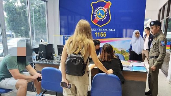 Россияне пытаются через полицию вернуть предоплату за виллу в размере 720 тыс. бат. Фото: Phuket Tourist Police