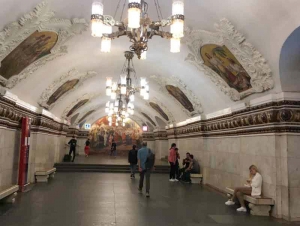 Подземный вестибюль станции Киевская Арбатско-Покровской ветки