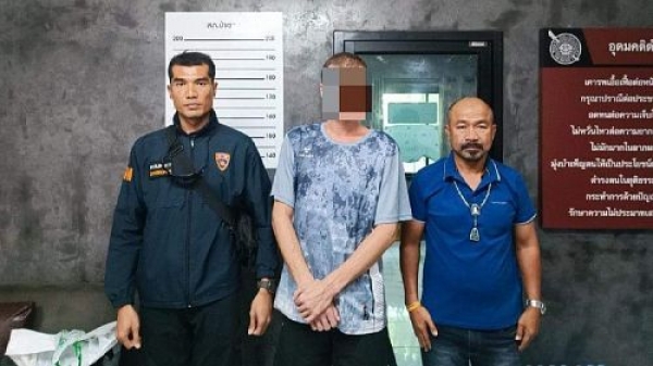 Россиянин был арестован за оверстэй в Патонге 16 февраля. Фото: Patong Police