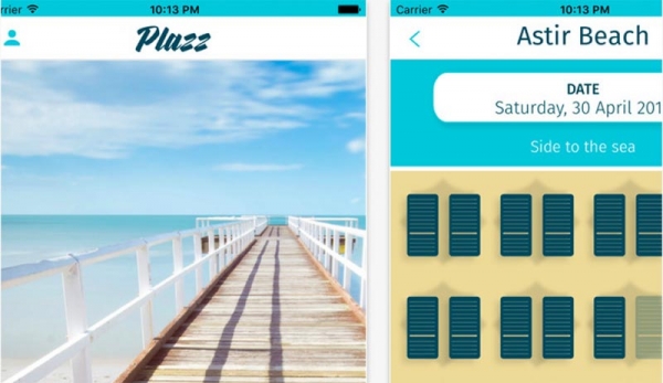Мобильное приложение забронирует место на пляже в Греции