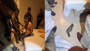 Вооруженный пистолетом таец запер россиянку в номере отеля. Фото: Patong Police